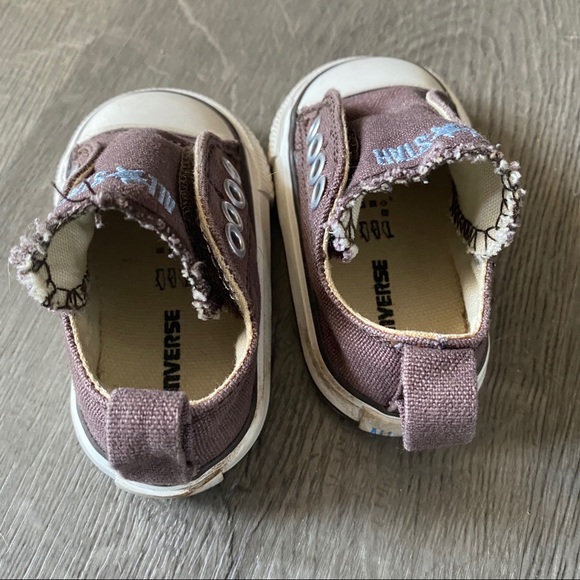 ALL STAR CONVERSE brown Velcro - Picture 6 of 6